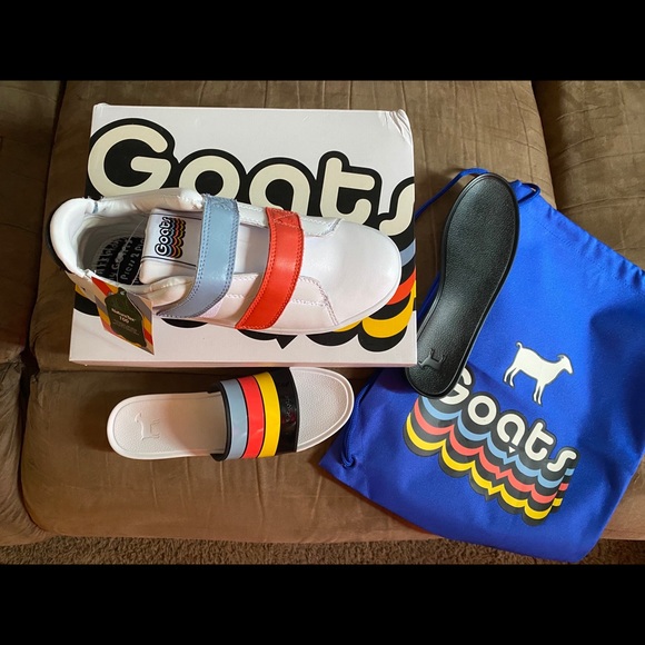 NWTIB Men’s Goats Combo Sneakers - Picture 2 of 6